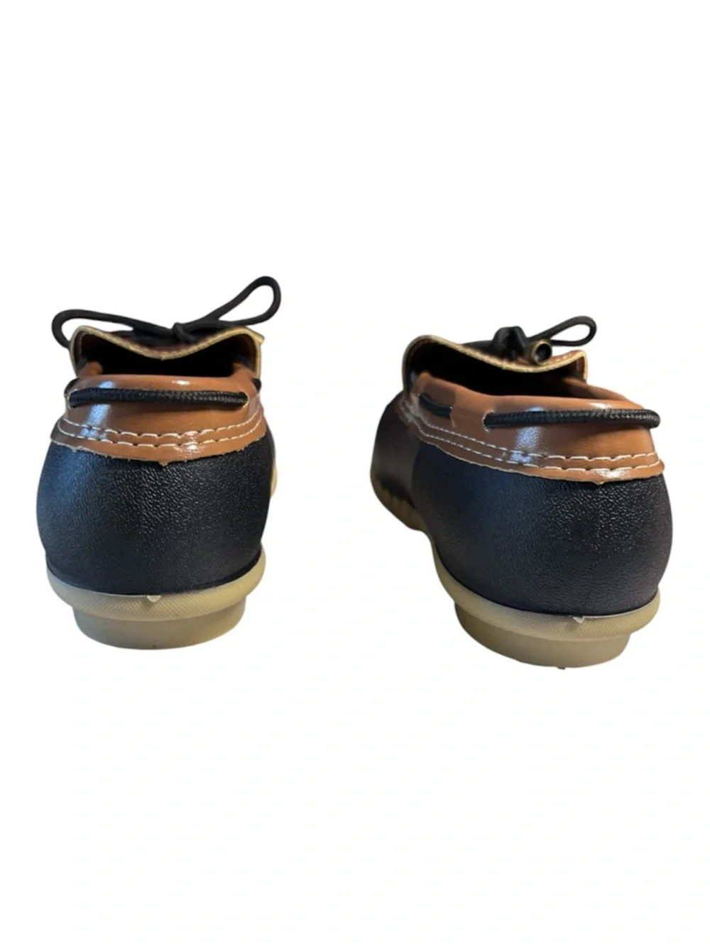 Waterproof Loafer Duck Shoes. Size 6. Black and brown. - Picture 10 of 11